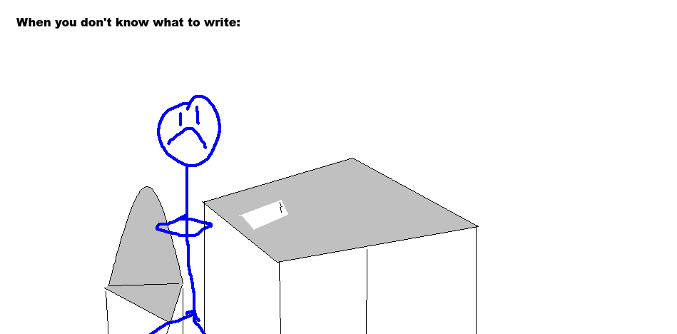 You Don't Know What to Write